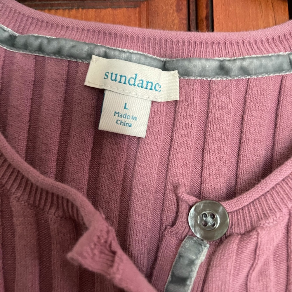 Sundance Ribbed Scoop Neck Sweater in Dusty Rose